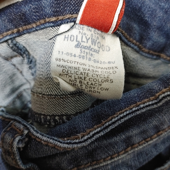 STETSON Embroidered Cactus Bootcut Jeans Size 6 - Picture 10 of 15